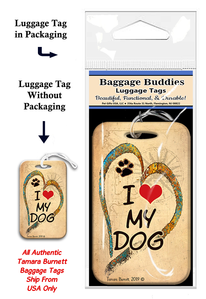 I Heart My Dog - Baggage Buddy image I Heart My Dog - Baggage Buddy image