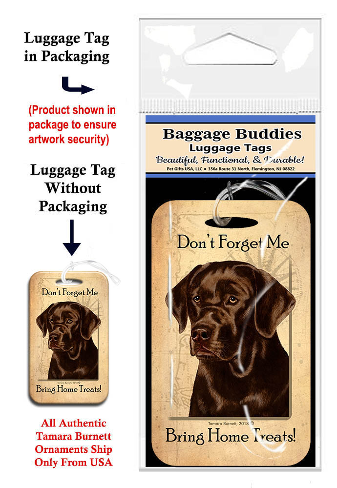 Labrador Chocolate - Baggage Buddy Image Labrador Chocolate - Baggage Buddy Image