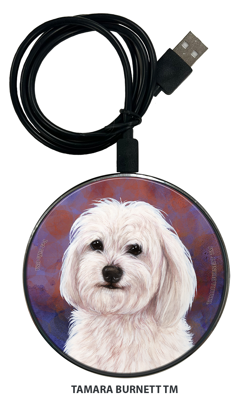 Havanese White - Zoomies Phone Charger image
