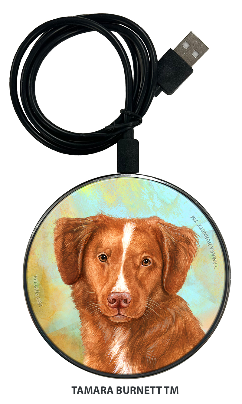 An image of product 29913 - Nova Scotia Duck Tolling Retriever - Zoomies Phone Charger