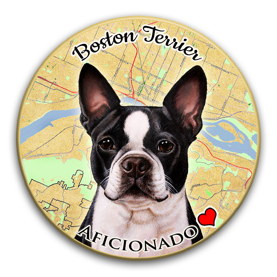 An image of product 8215 - Boston Terrier - Coaster Buddy