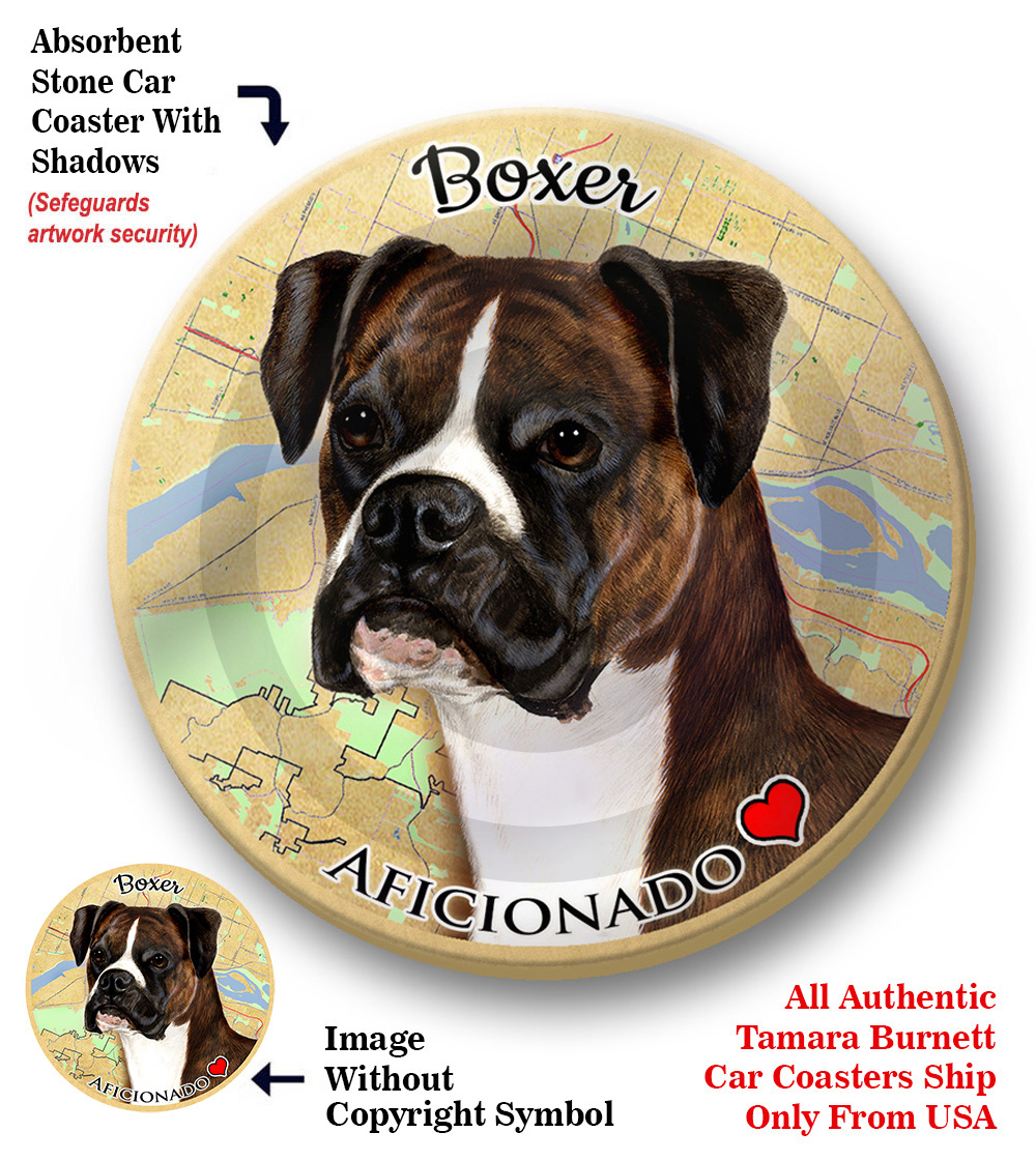 Boxer (Uncrop, Brindle) - Coaster Buddy Image