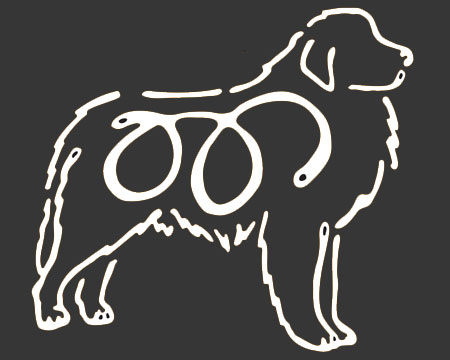 Great Pyrenees - Window Tattoo image sized 450 x 360