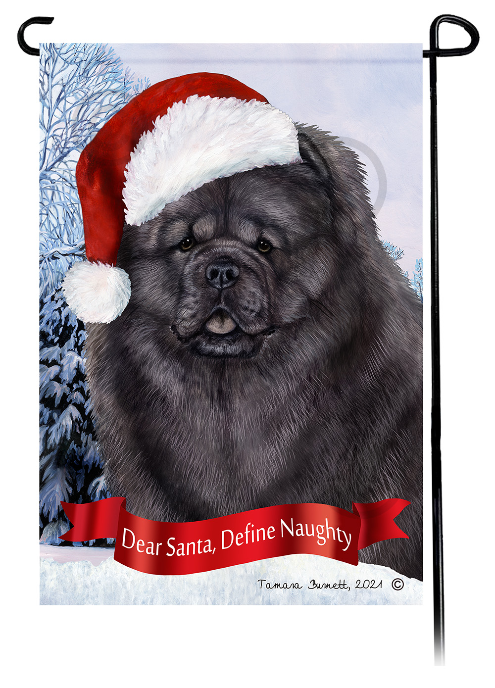 Dear Santa Define Naughty Dog Flags sample image