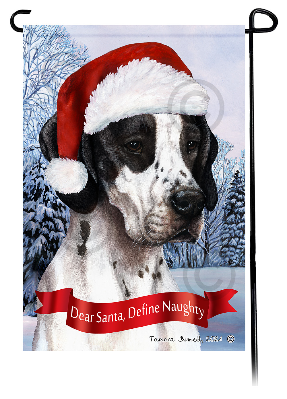 Dear Santa Define Naughty Dog Flags sample image