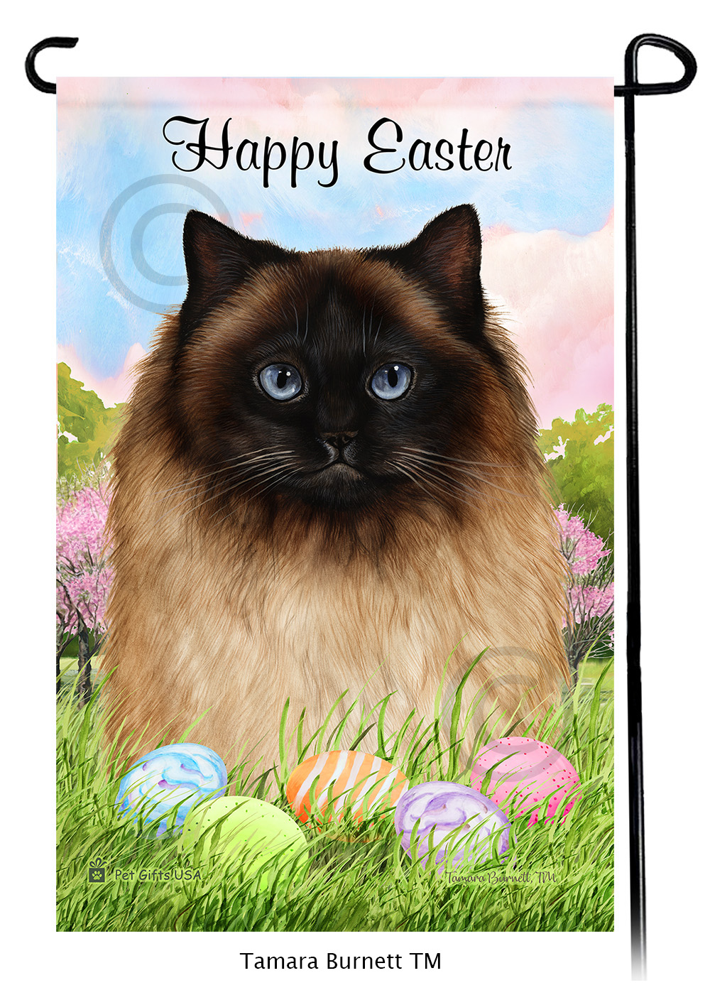 Himalayan Happy Easter Garden Flag image