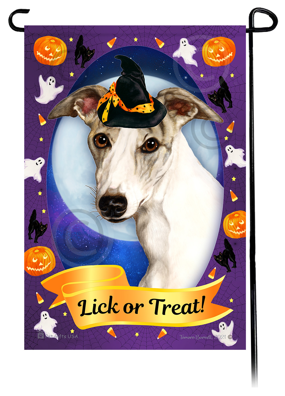 Halloween Howls Garden Flags sample image