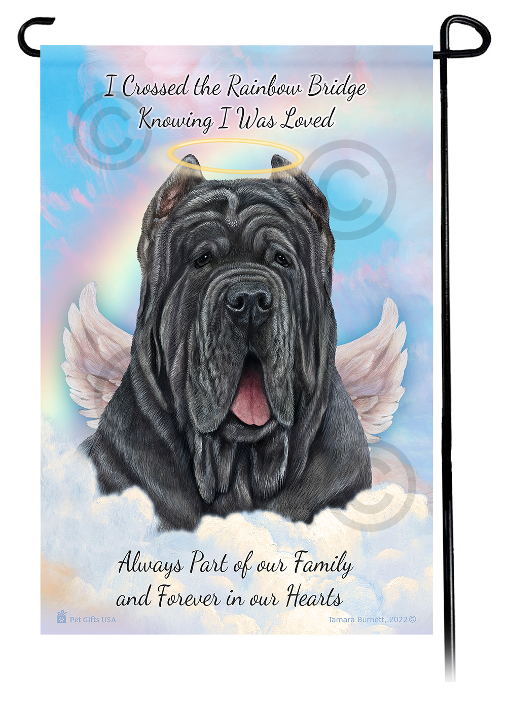 Neo Mastiff Blue Cropped Memorial Flag image