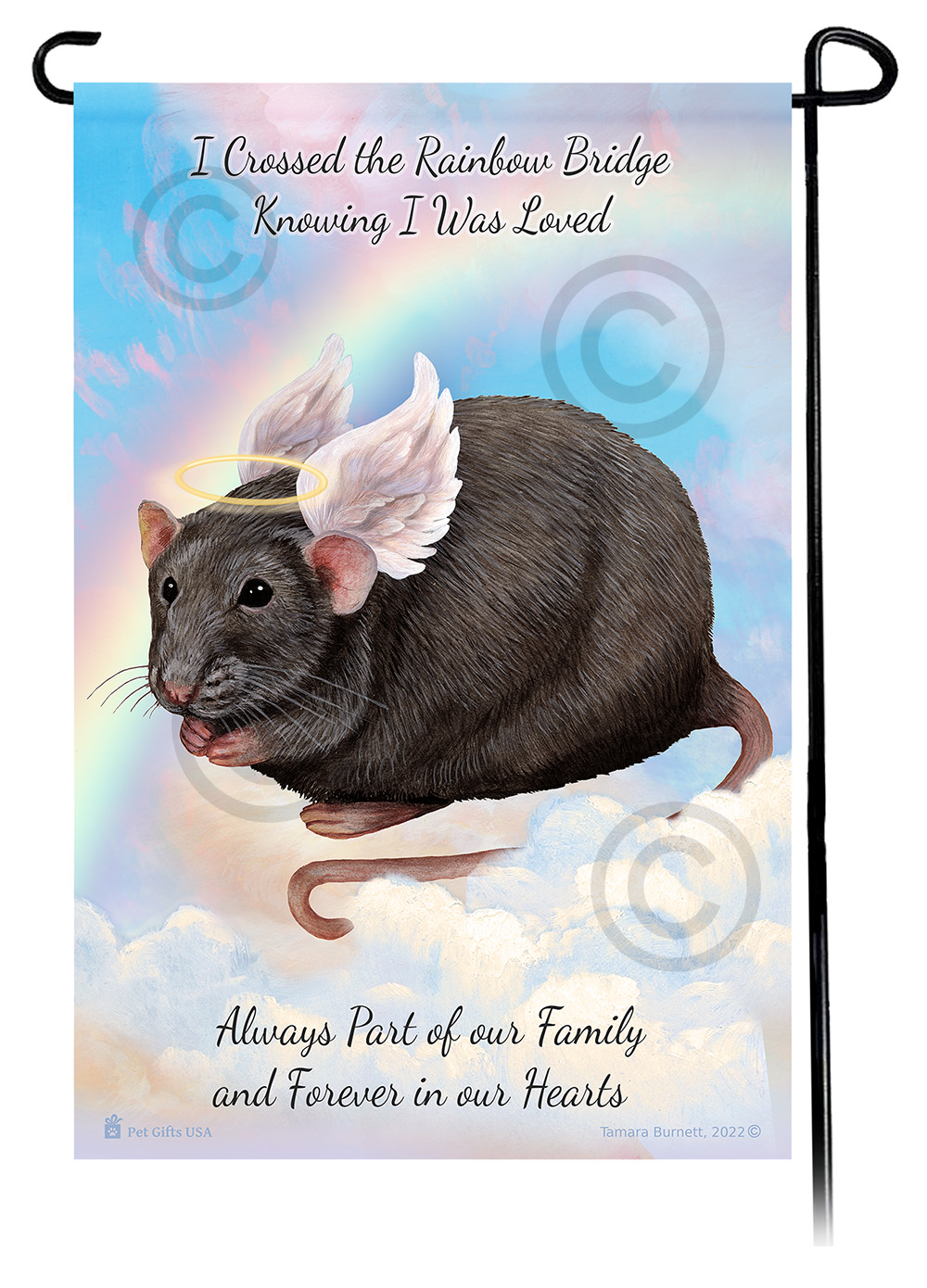 Small Animal Memorial Flags sample image