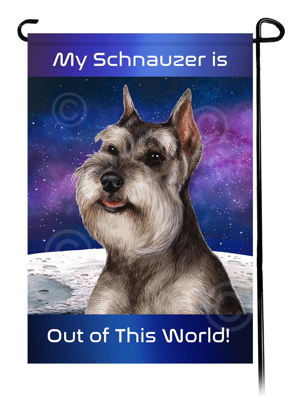 Out Of This World Garden Flags Dogs sample image
