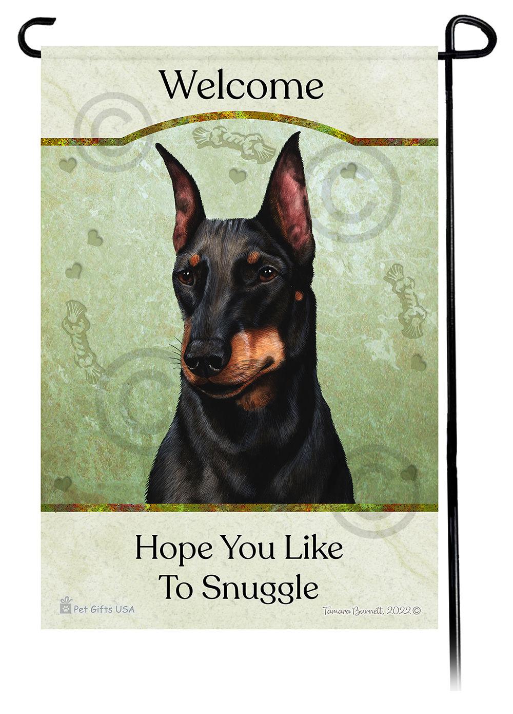 Hope You Like To Snuggle Garden Flags sample image