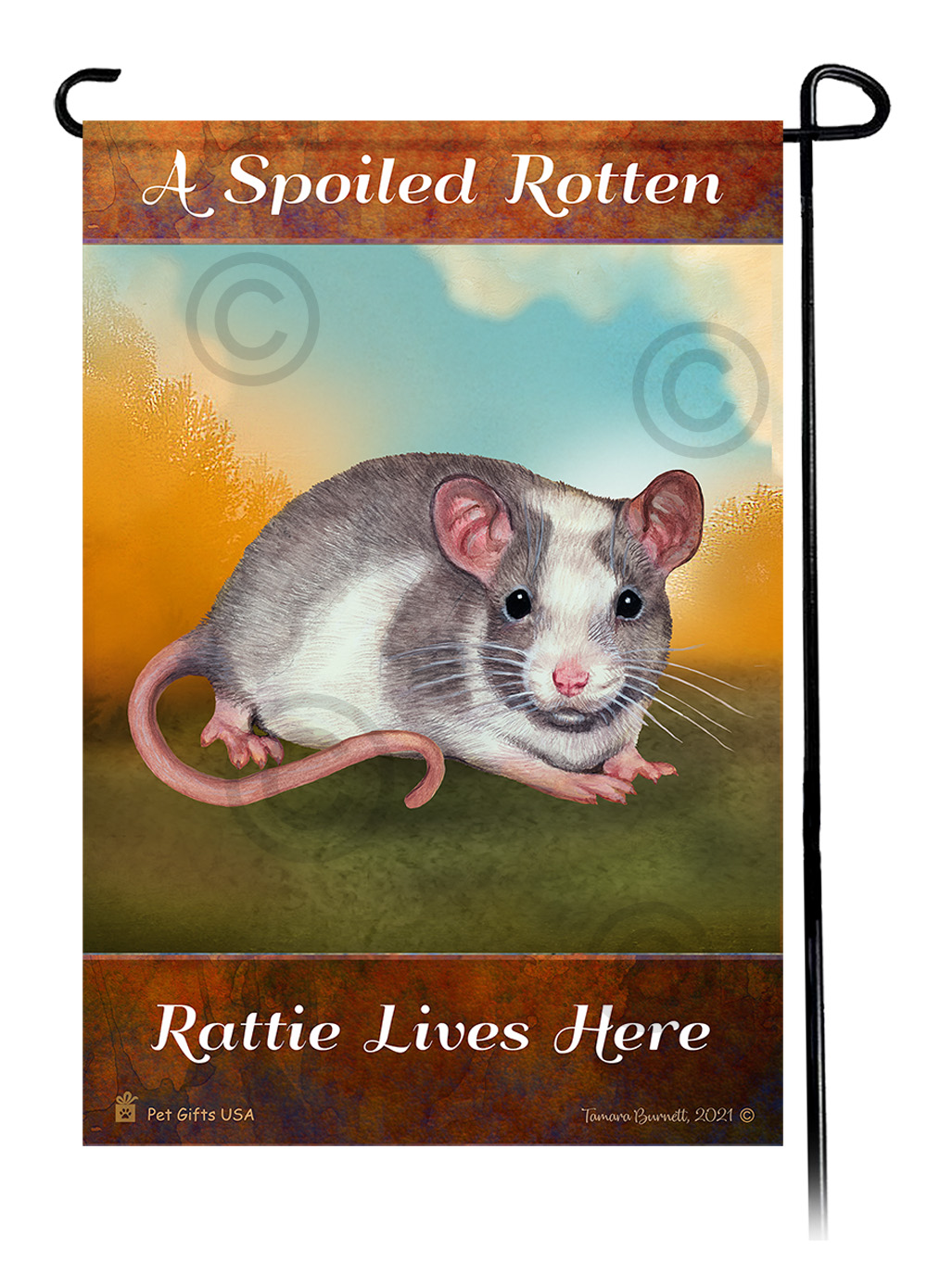 Spoiled Rotten Garden Flags sample image