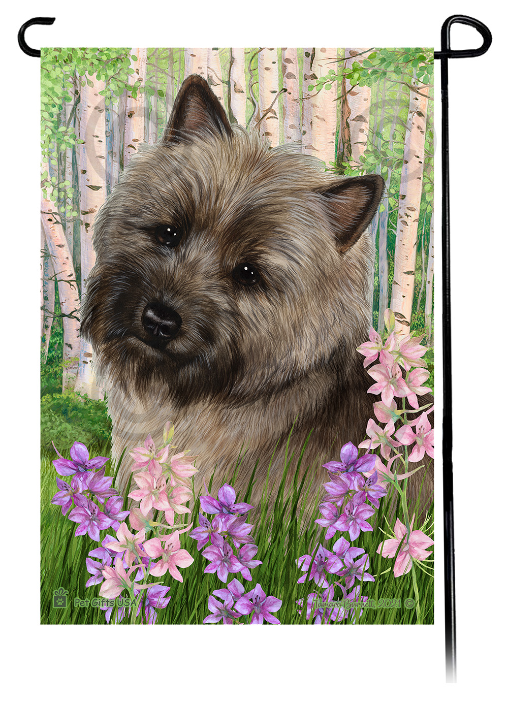 Spring Flowers Garden Flags sample image