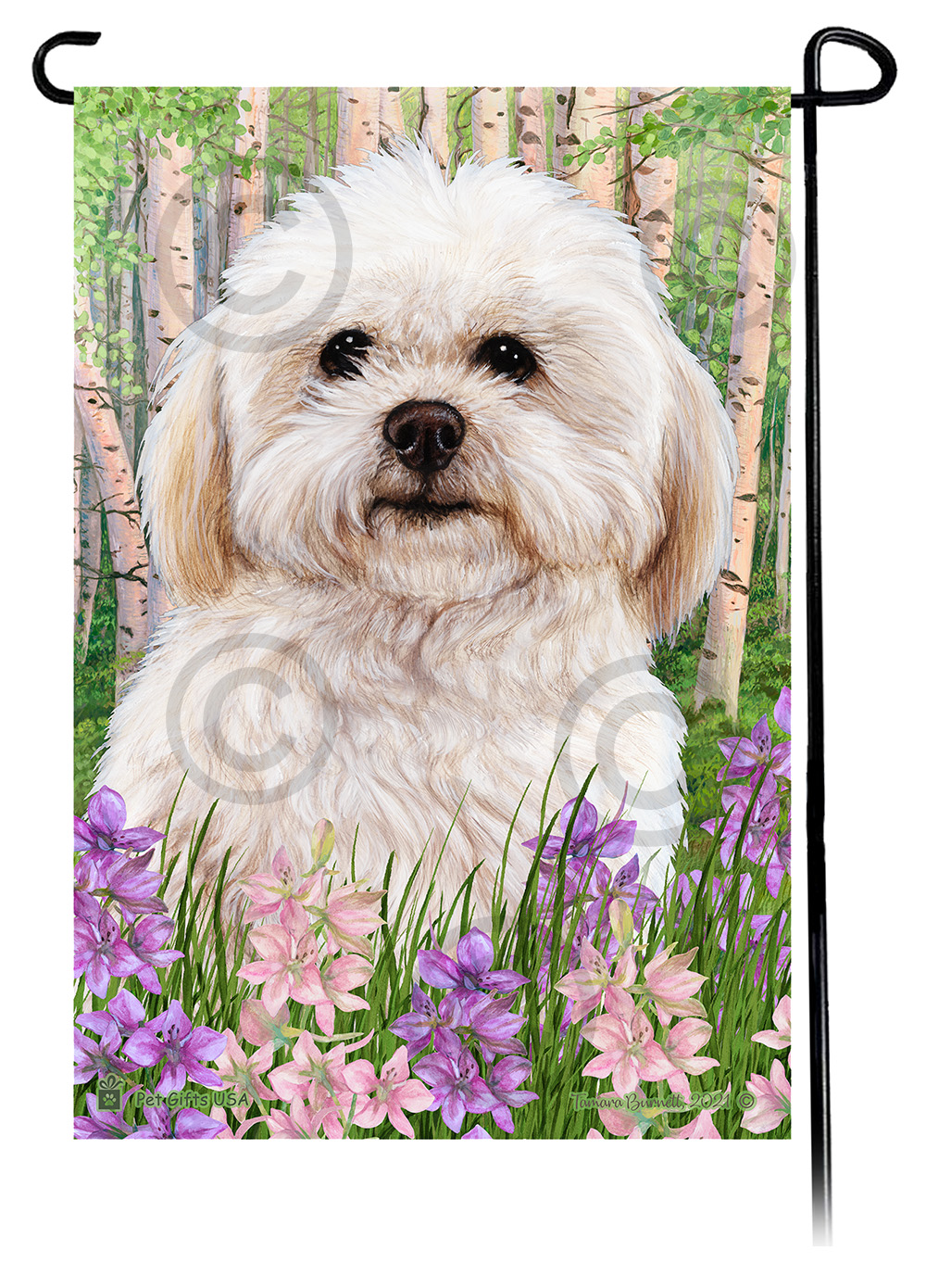 Shipoo Spring Flowers Flag Image