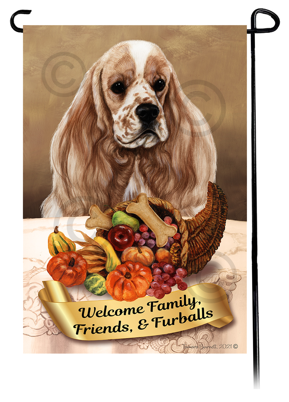 Thanksgiving Dog Flags sample image