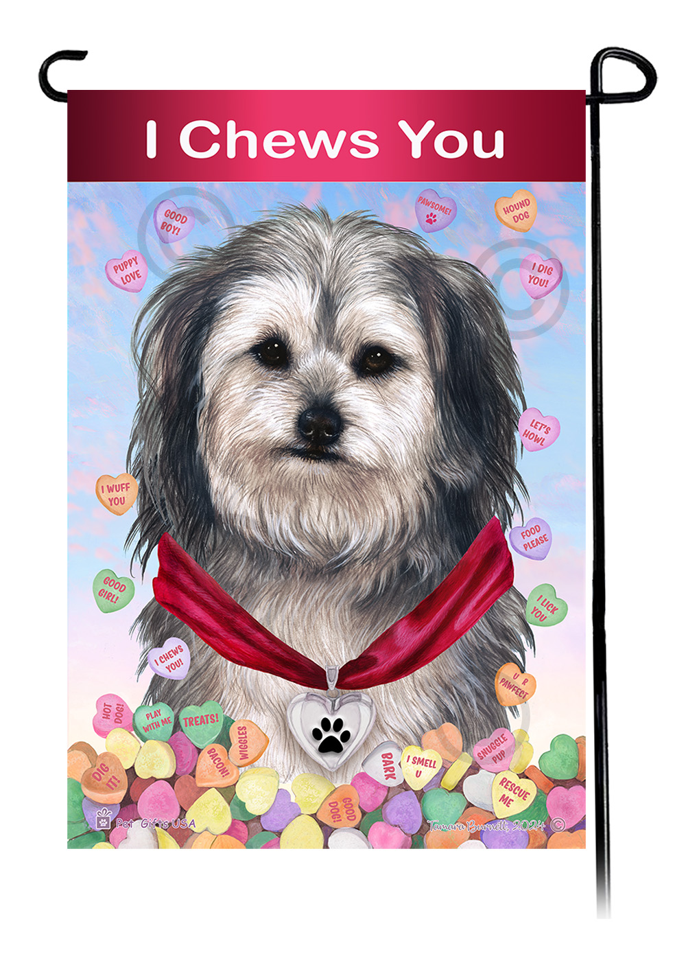 Valentines Sweetheart Garden Flags