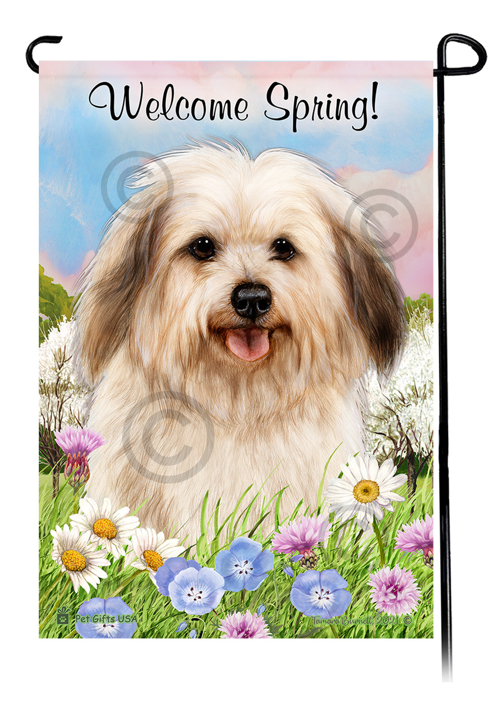 Welcome Spring Garden Flags sample image