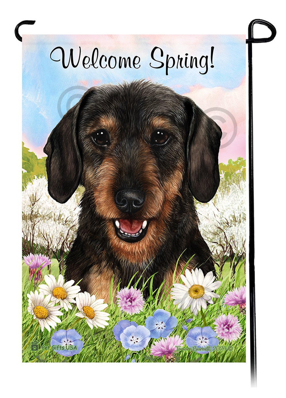 Welcome Spring Garden Flags sample image