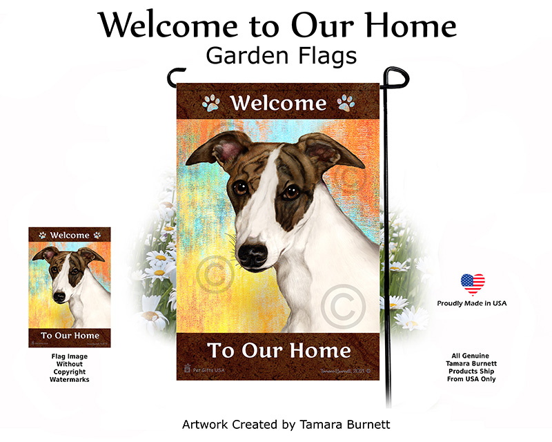 Welcome To Our Home Dog Garden Flags sample image