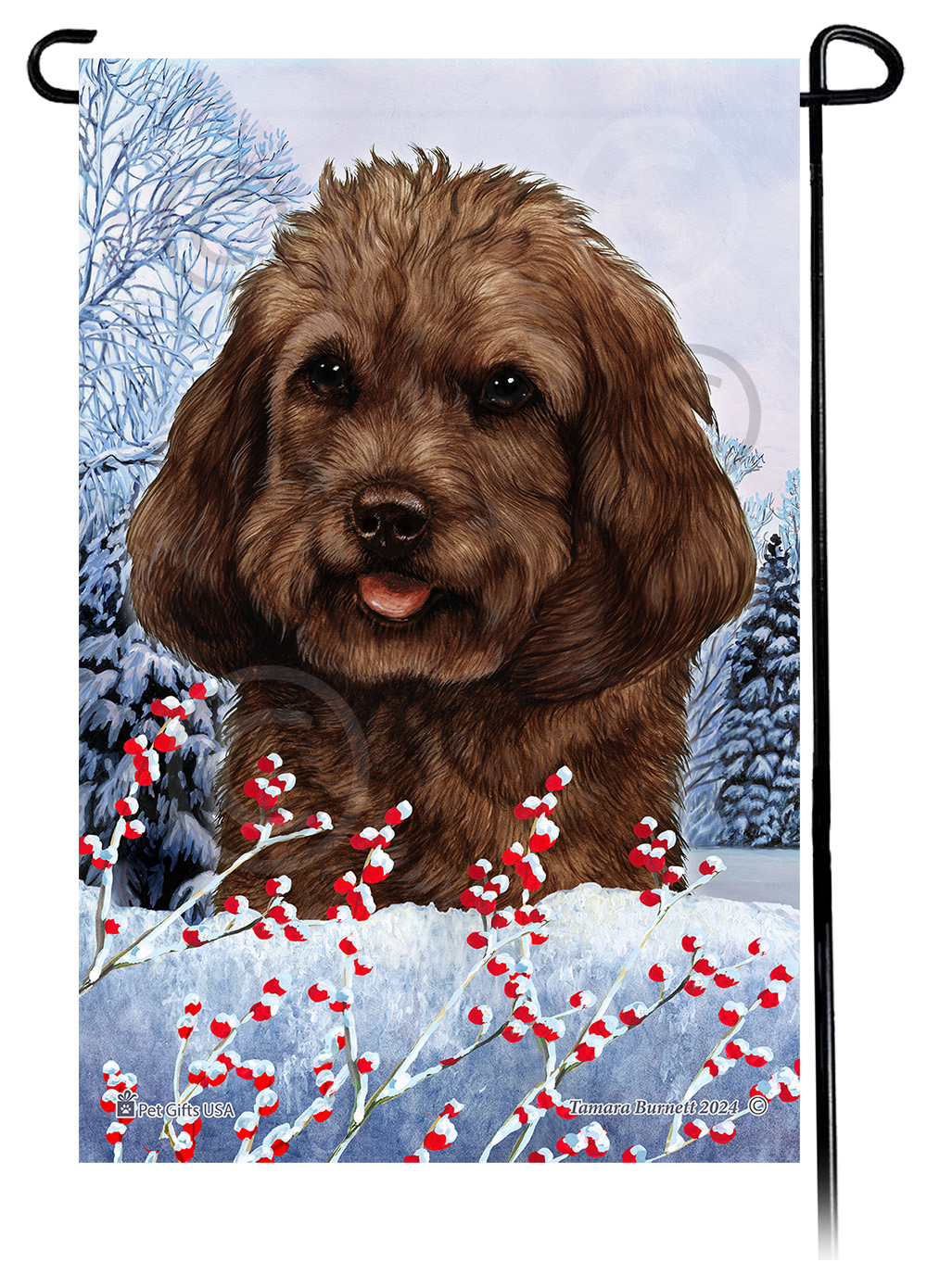Winterberries Garden Flags sample image