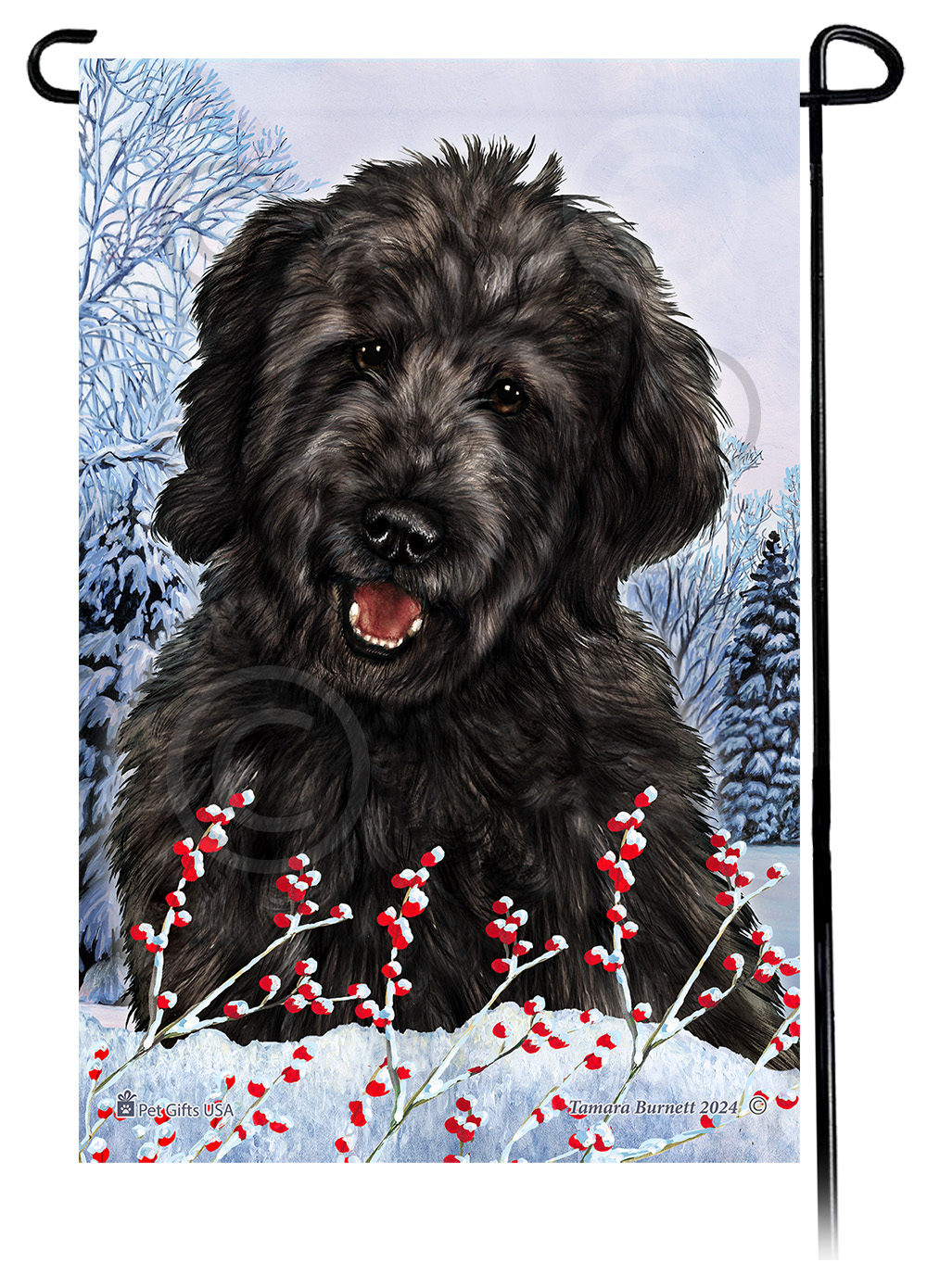 Winterberries Garden Flags
