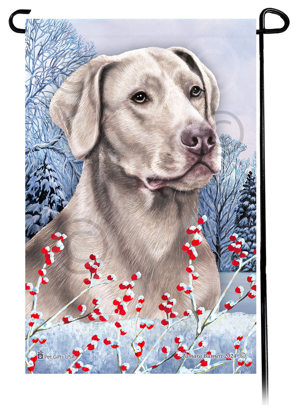 Winterberries Garden Flags