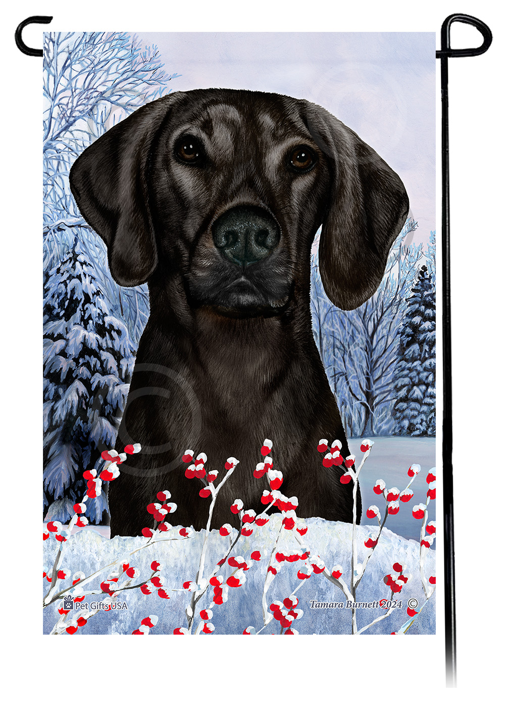 Winterberries Garden Flags