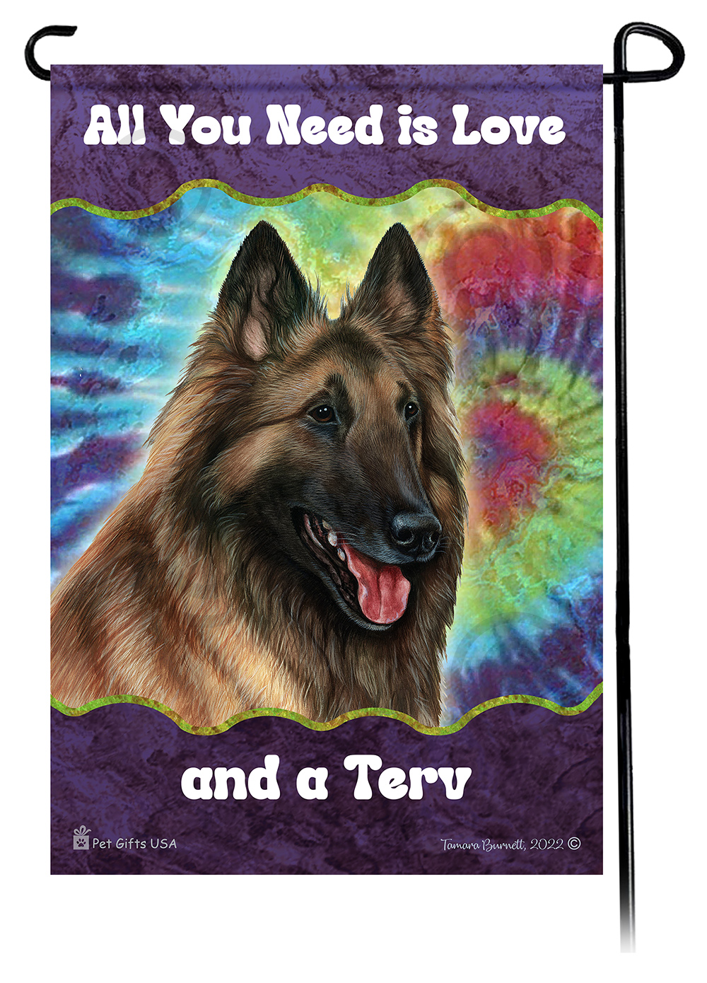 Belgian Tervuren Fawn Woofstock Garden Flag image