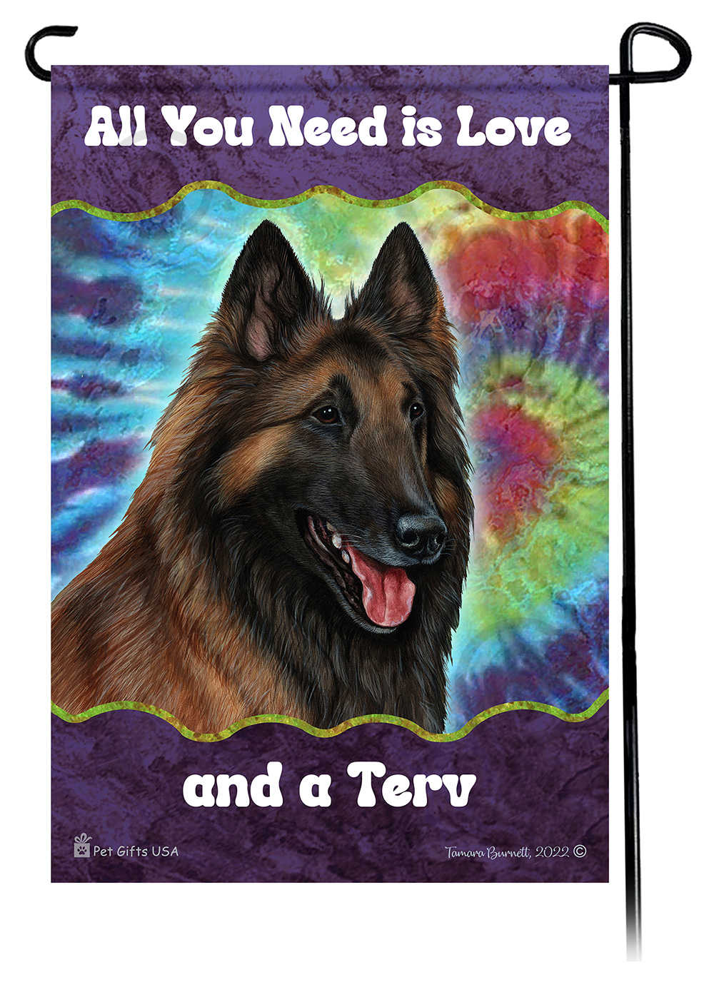 Belgian Tervuren Mahogany Woofstock Garden Flag image