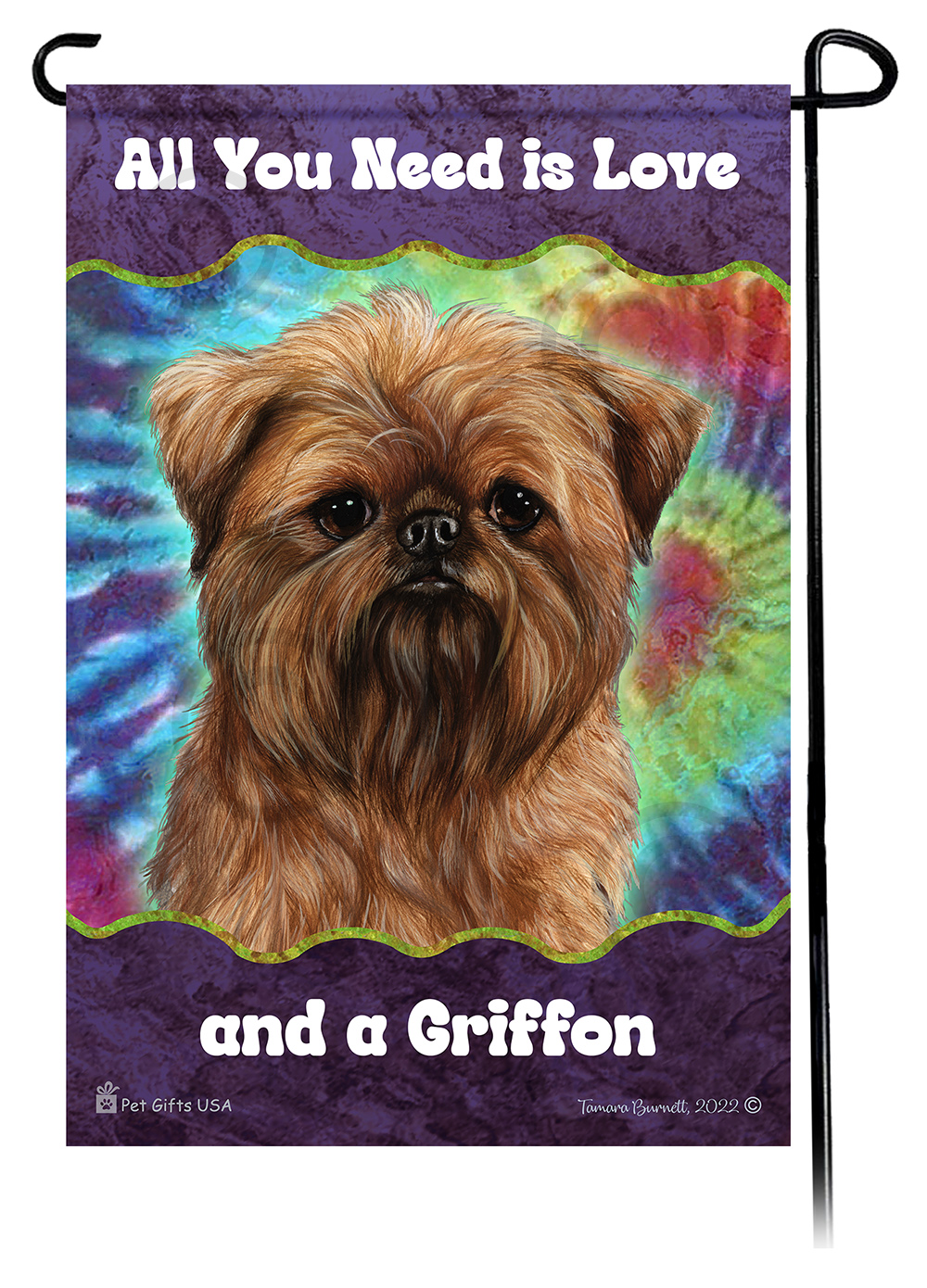 Brussels Griffon Woofstock Garden Flag image