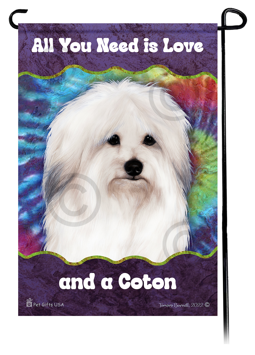 Coton De Tulear Woofstock Garden Flag image