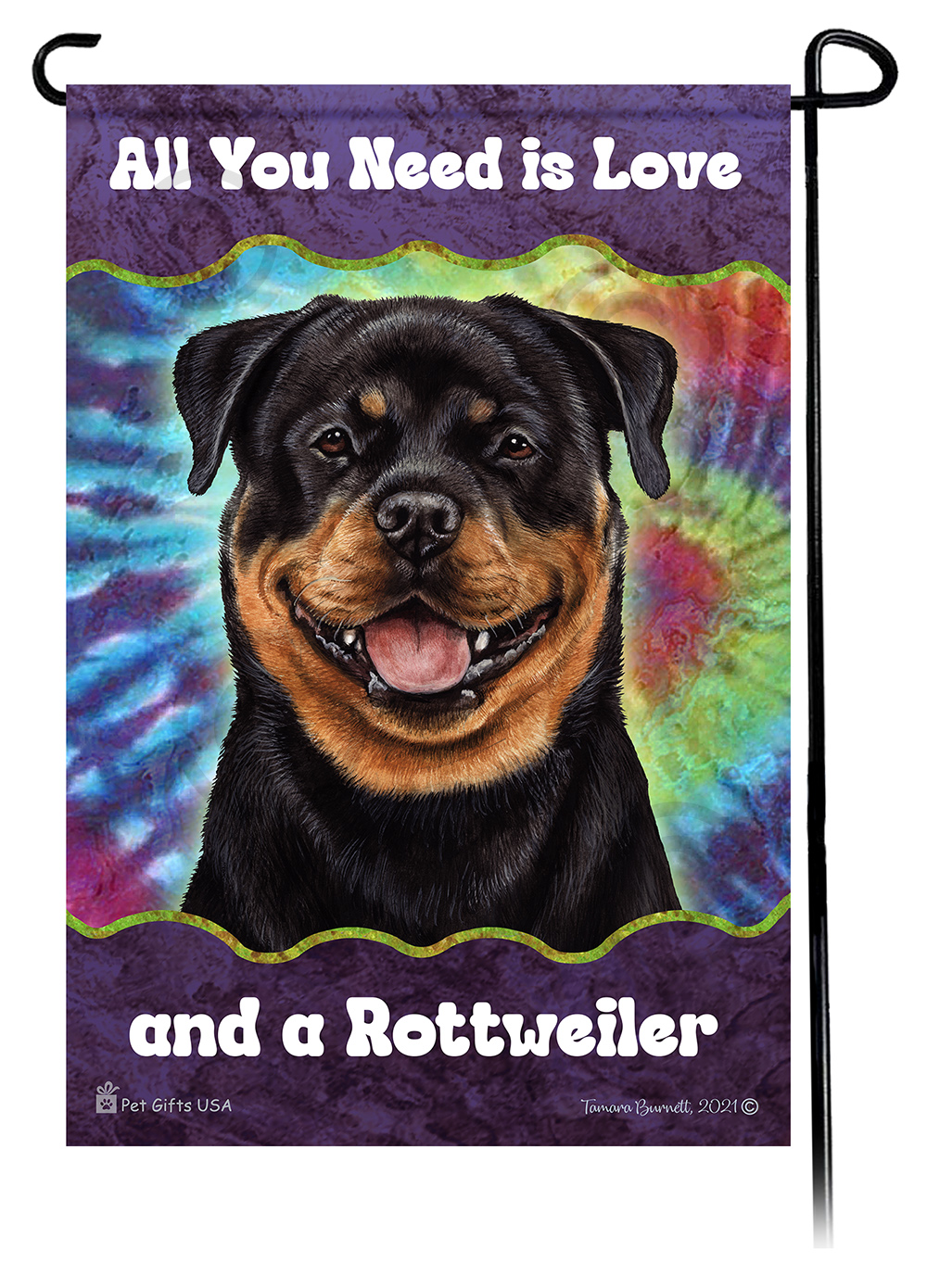 Rottweiler Woofstock Garden Flag image