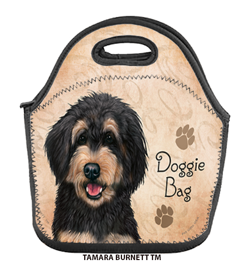 An image of product 31779 - Bernedoodle Black/Tan - Lunch Bag