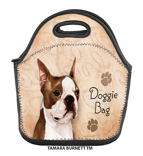 Boston Terrier Brown/White - Lunch Bag image