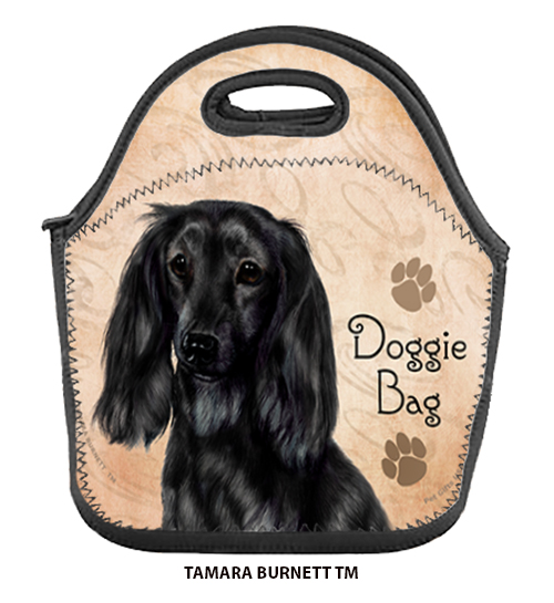 An image of product 31905 - Dachshund LH Black - Lunch Bag