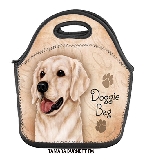 Golden Retriever White - Lunch Bag image