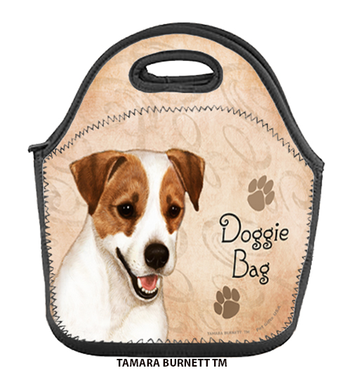 An image of product 32034 - Jack Russell Brown/White - Lunch Bag