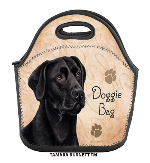 An image of product 32059 - Labrador Retriever American Black - Lunch Bag