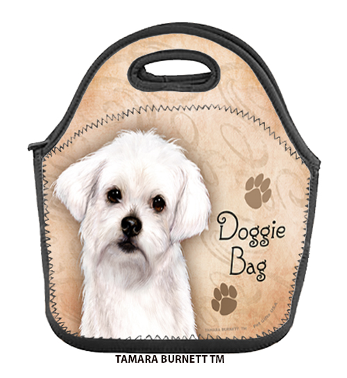 An image of product 32082 - Maltese Puppy Cut - Lunch Bag