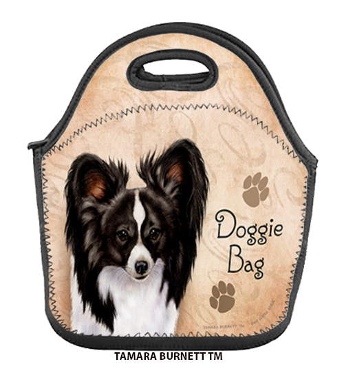 An image of product 32109 - Papillon Black/White - Lunch Bag
