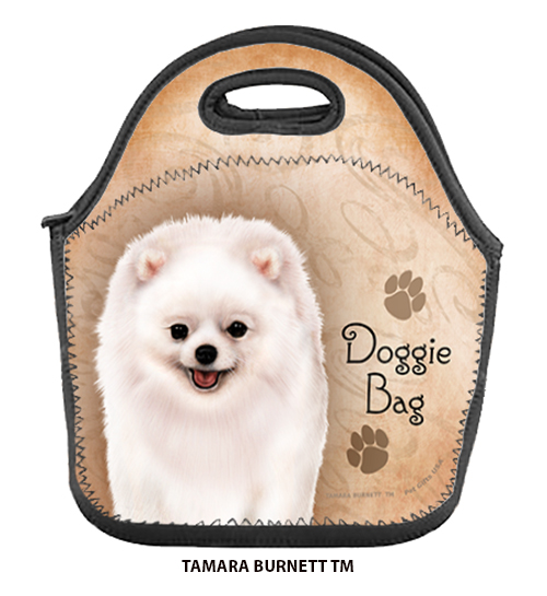 Pomeranian White - Lunch Bag image
