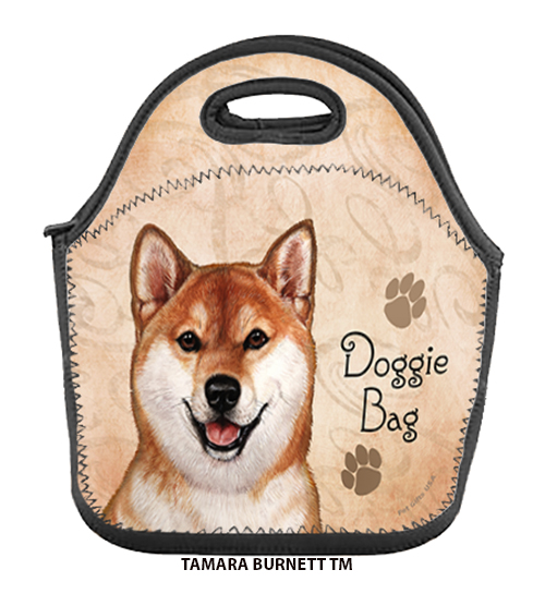 An image of product 32203 - Shiba Inu Red/White - Lunch Bag