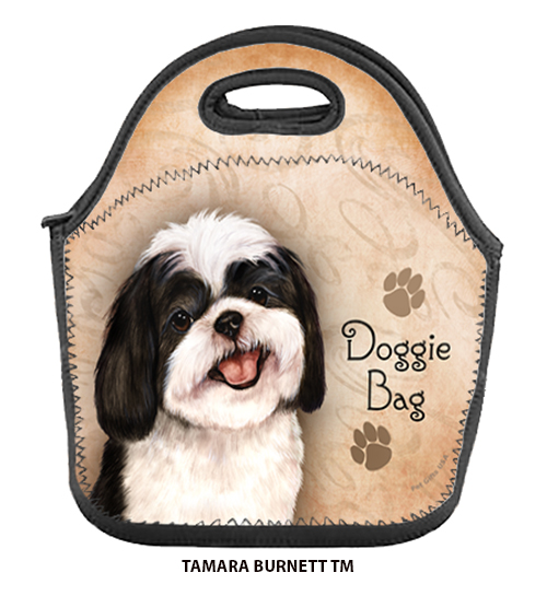 Shih Tzu Black/White - Lunch Bag image