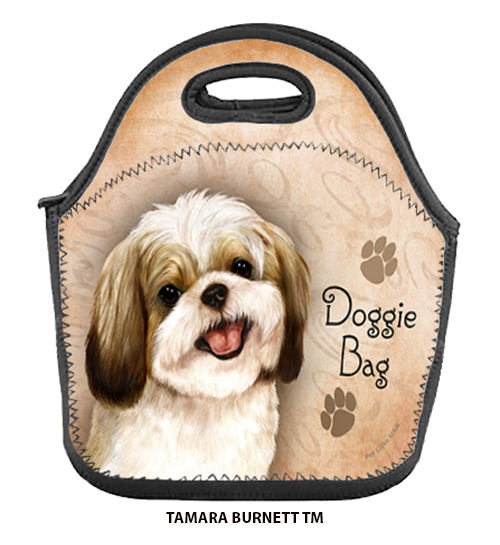 Shih Tzu Gold/White - Lunch Bag image