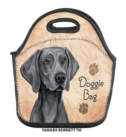 Weimaraner Light Blue - Lunch Bag image