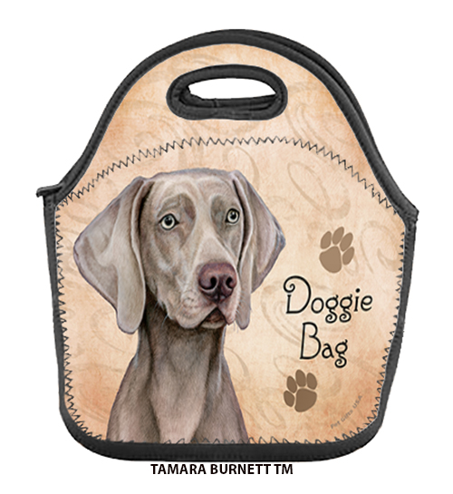Weimaraner Silver Grey - Lunch Bag image