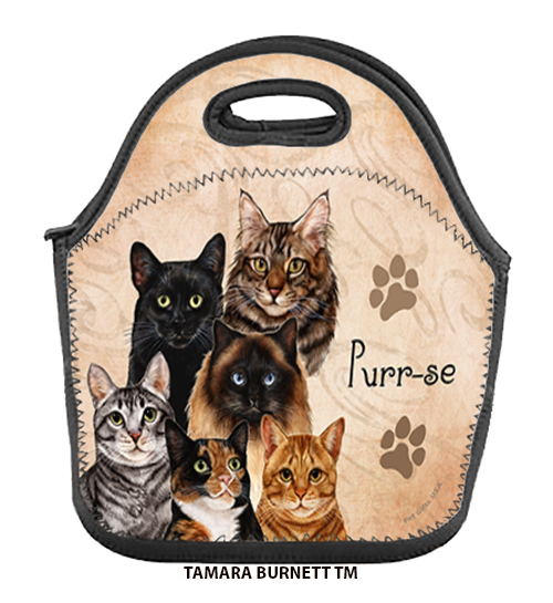 An image of product 32883 - Cat Menagerie - Lunch Bag