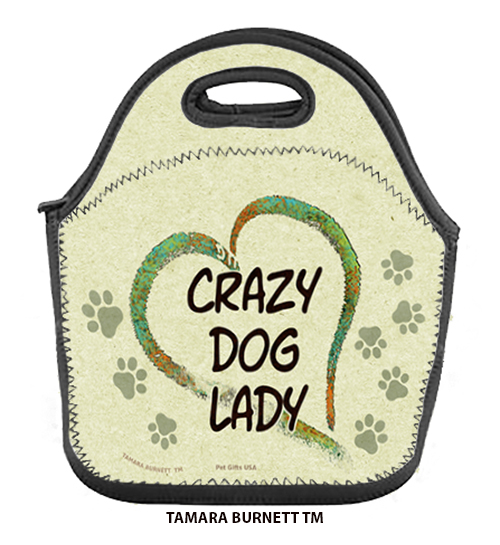 Crazy Dog Lady - Lunch Bag image Crazy Dog Lady - Lunch Bag image