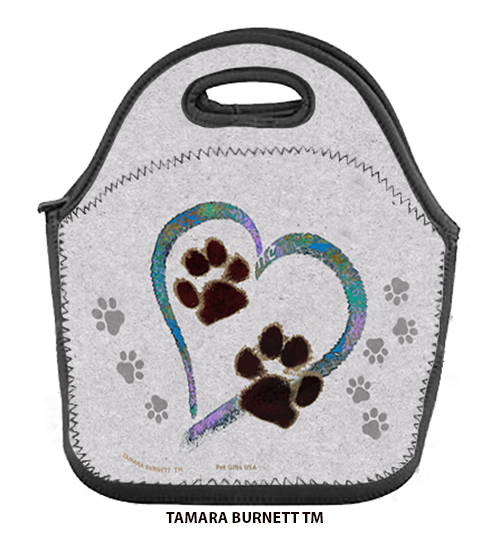 Paws On My Heart Style 1 - Lunch Bag image Paws On My Heart Style 1 - Lunch Bag image