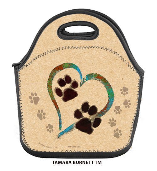 Paws On My Heart Style 4 - Lunch Bag image Paws On My Heart Style 4 - Lunch Bag image